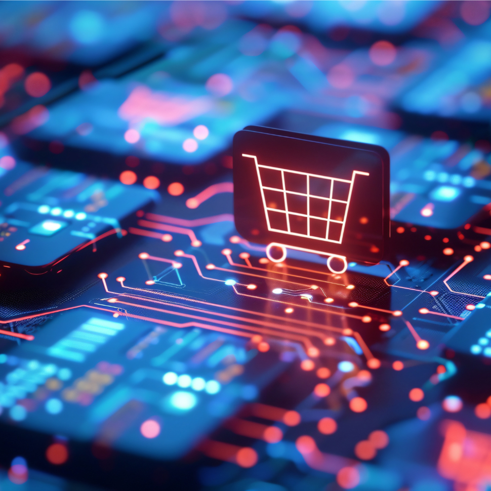 Shopping cart graphic