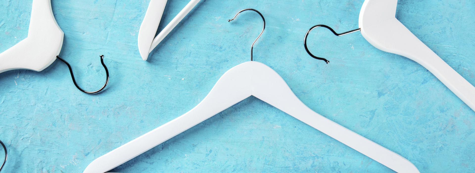 Coat hanger pattern signaling fashion retail